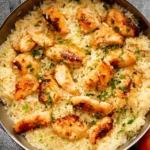 Chicken Scampi with Garlic Parmesan Rice 128 Chicken-Scampi-with-Garlic-Parmesan-Rice-Recipe