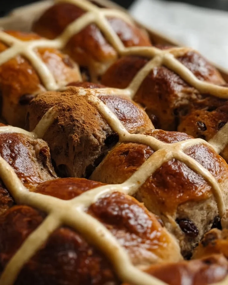 Cinnamon-Raisin-Hot-Cross-Buns-Make-Ahead-Easter-Rolls
