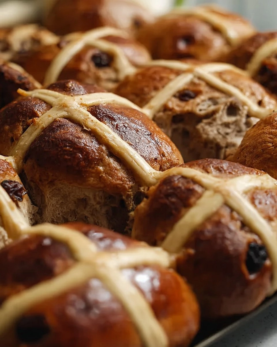 Cinnamon Raisin Hot Cross Buns (Make-Ahead Easter Rolls)