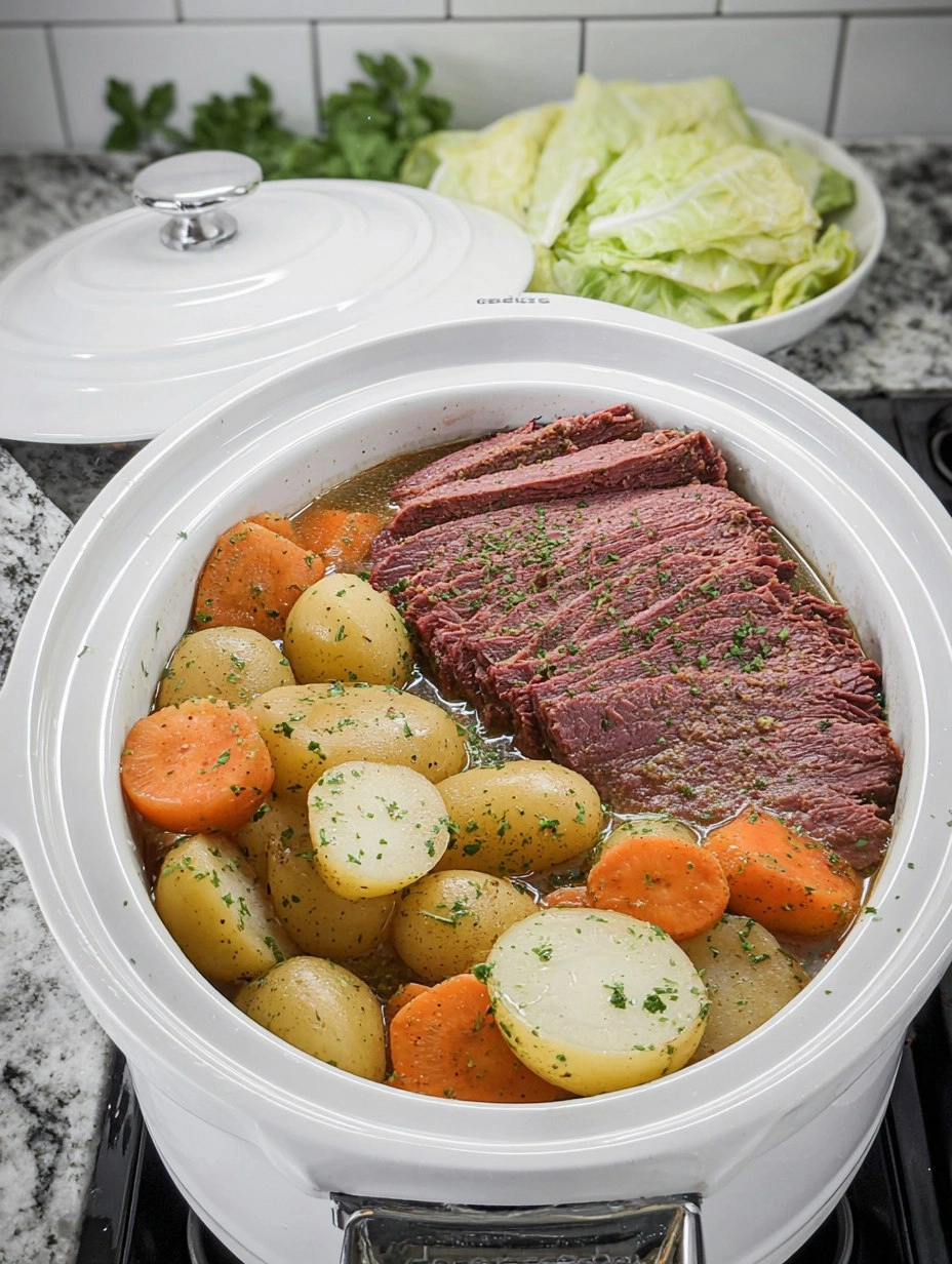Corned Beef & Cabbage (Crockpot) 86 Corned Beef & Cabbage (Crockpot)