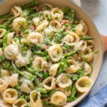 Creamy-Lemon-Asparagus-Pasta-with-Peas-Parmesan-Recipe