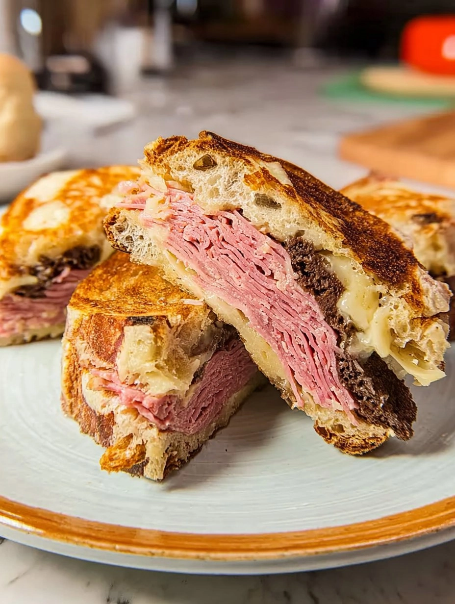 Crockpot Reuben Sandwiches
