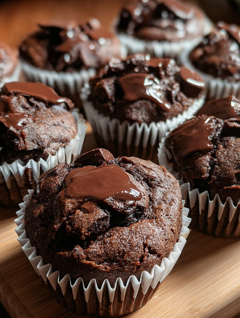 Easy Double Chocolate Muffins