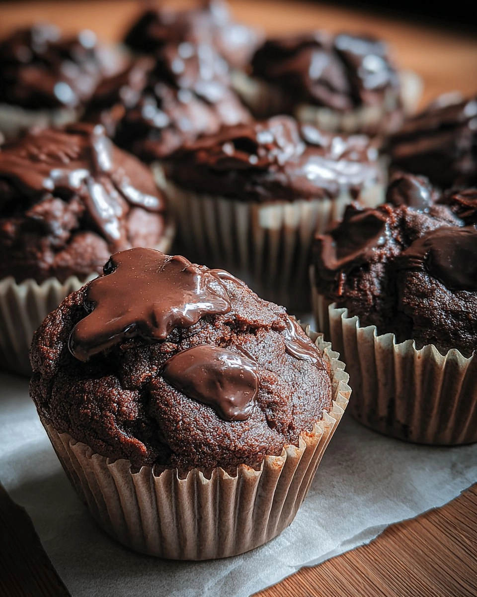 Easy Double Chocolate Muffins