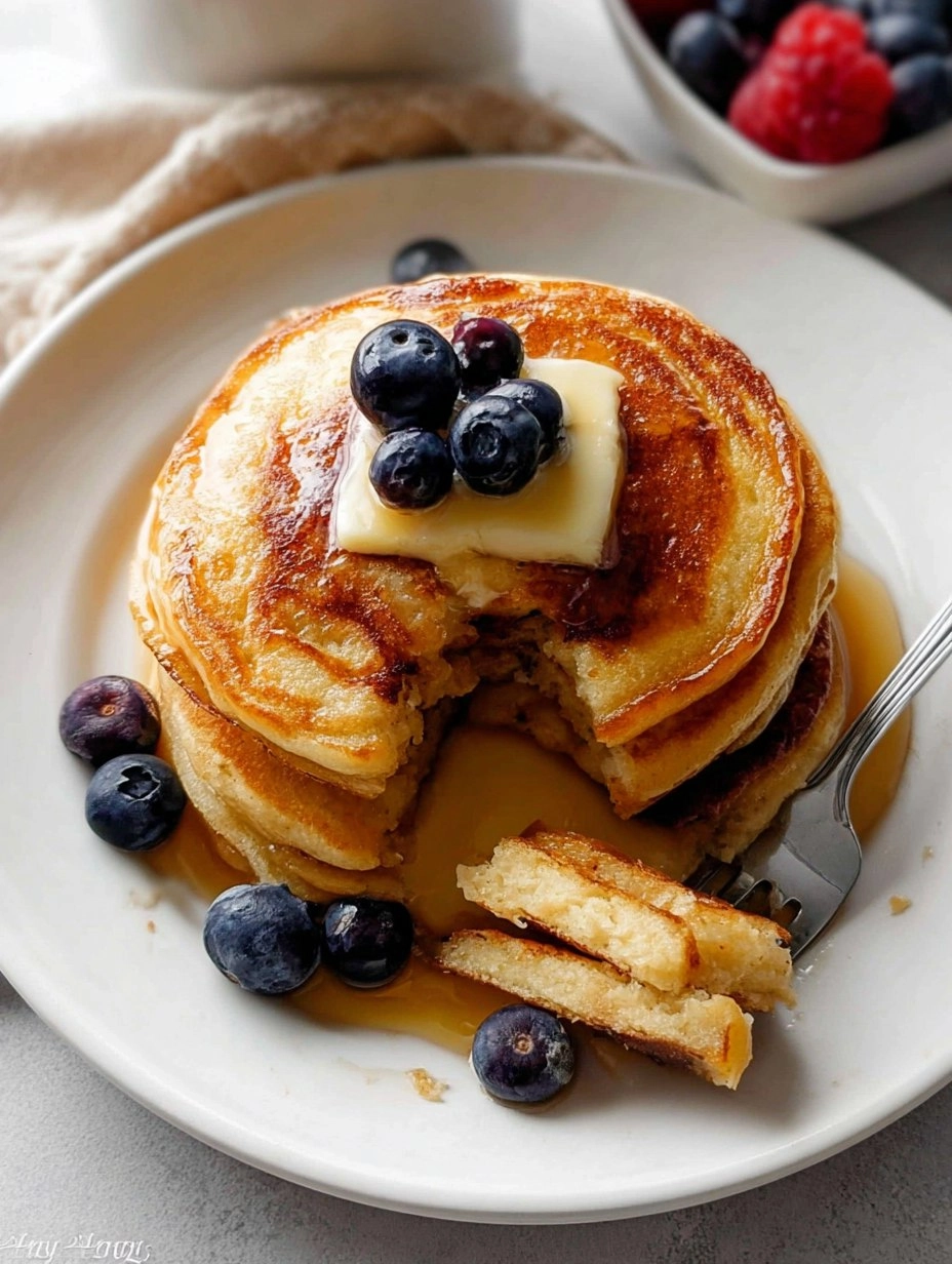 Fluffy Buttermilk Pancakes (Base Recipe for Any Topping)