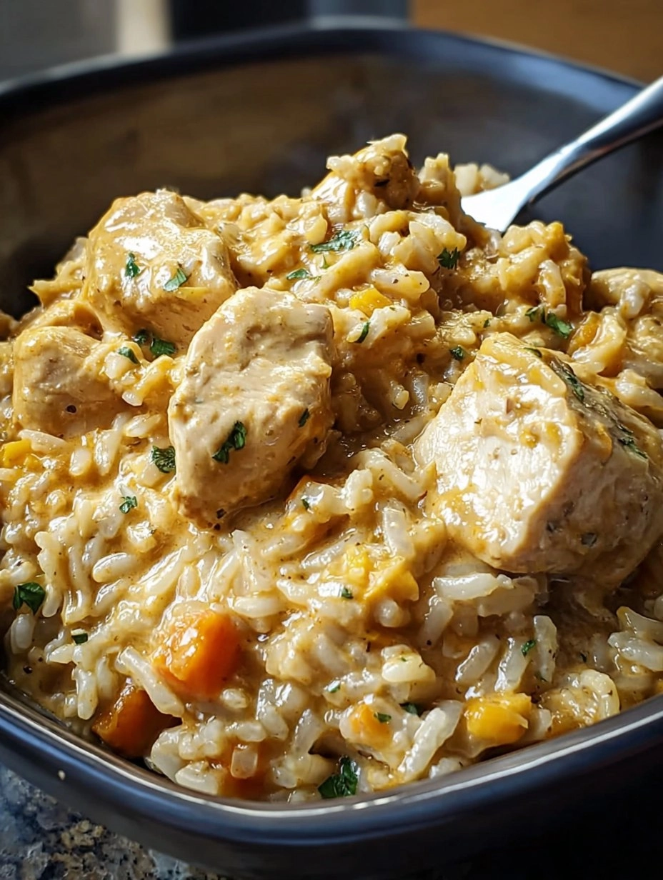 Instant Pot Creamy Chicken and Rice