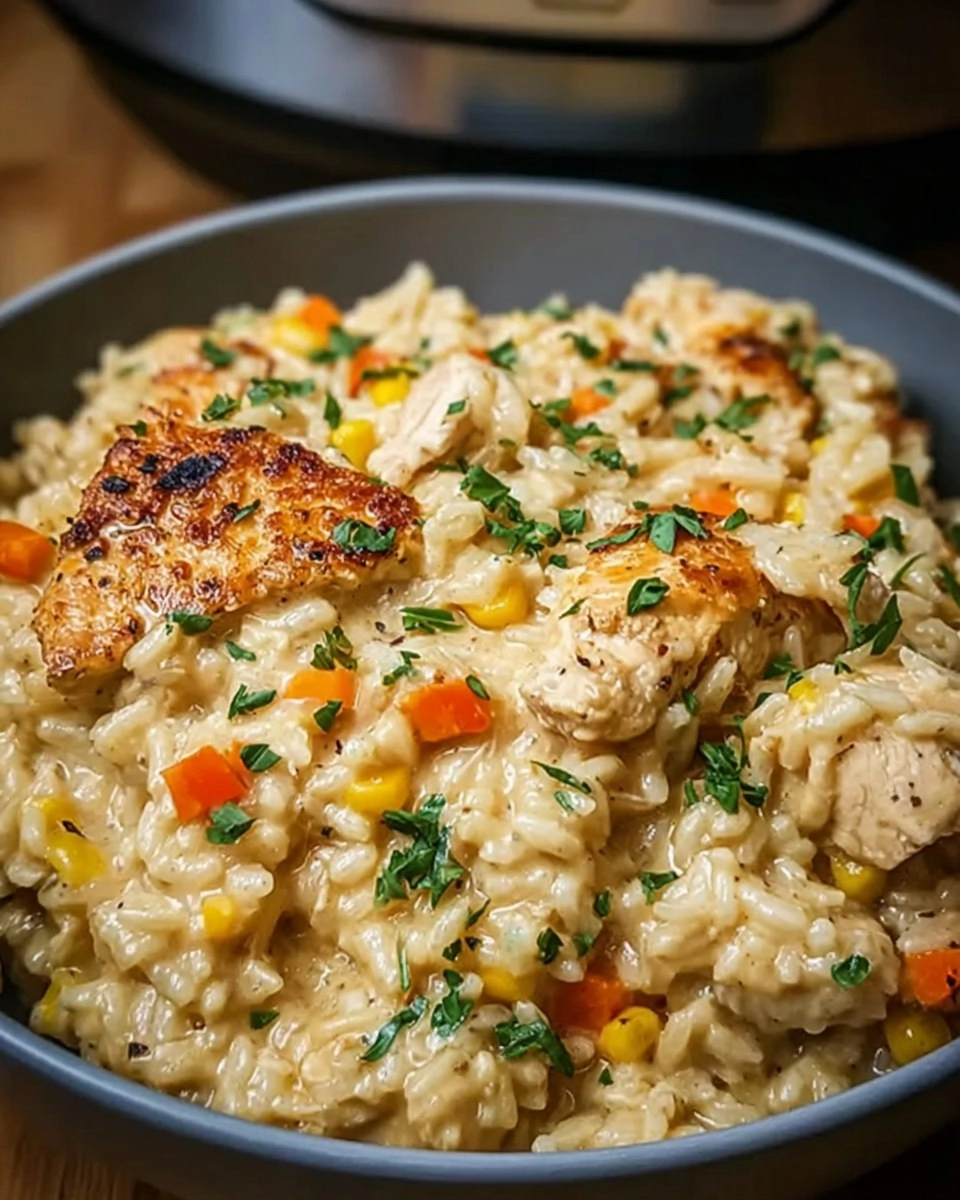 Instant Pot Creamy Chicken and Rice