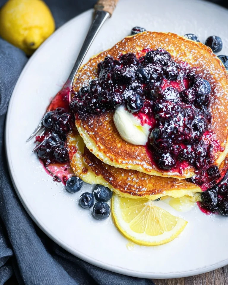 Lemon-Ricotta-Pancakes-with-Warm-Berry-Compote-Recipe