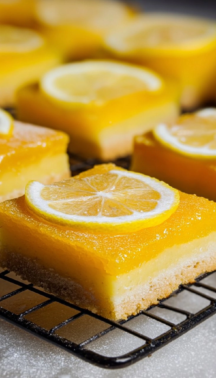 Meyer Lemon Bars with Extra Buttery Shortbread Crust