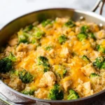 One-Pan-Cheesy-Chicken-Broccoli-and-Rice-Recipe