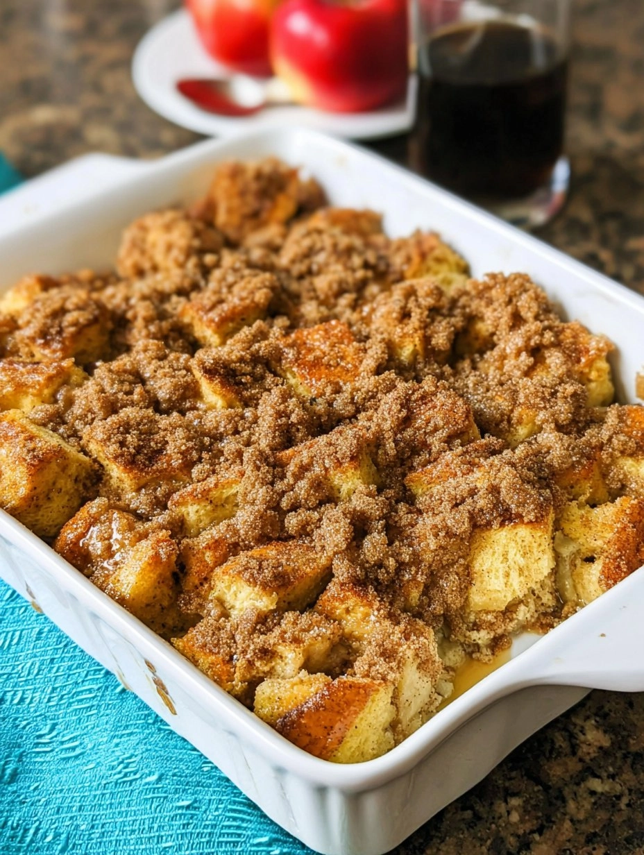 Overnight French Toast Casserole with Cinnamon Streusel 121 Overnight French Toast Casserole with Cinnamon Streusel