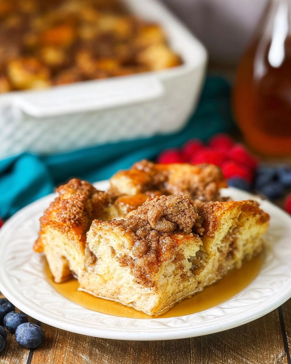 Overnight French Toast Casserole with Cinnamon Streusel 122 Overnight French Toast Casserole with Cinnamon Streusel