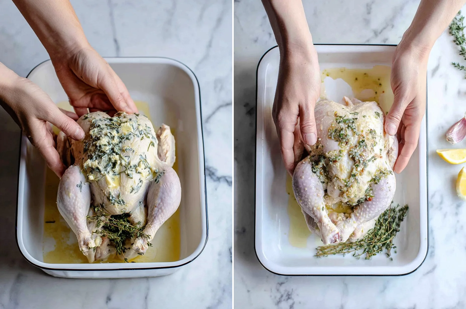 Roasted Garlic & Herb Whole Chicken (Sunday Dinner)