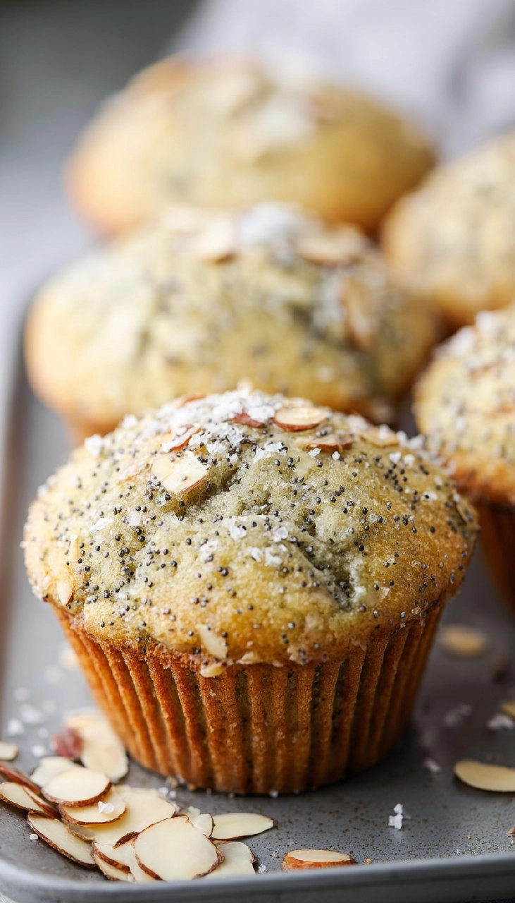 Almond Poppy Seed Muffins