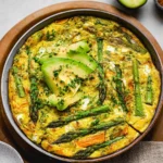 Asparagus-Frittata-with-Goat-Cheese-Sweet-Potatoes-Recipe