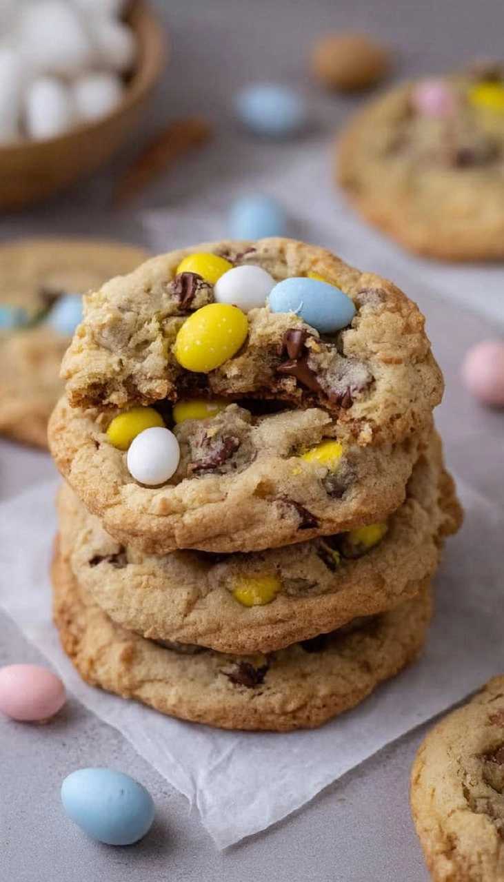 Brown Butter Cadbury Mini Egg Cookies