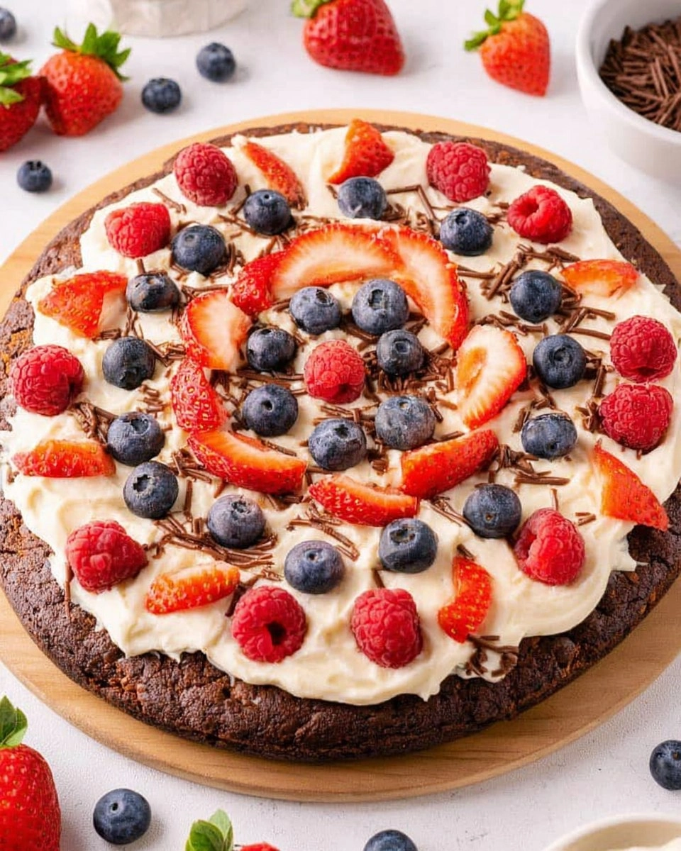 Brownie Pizza