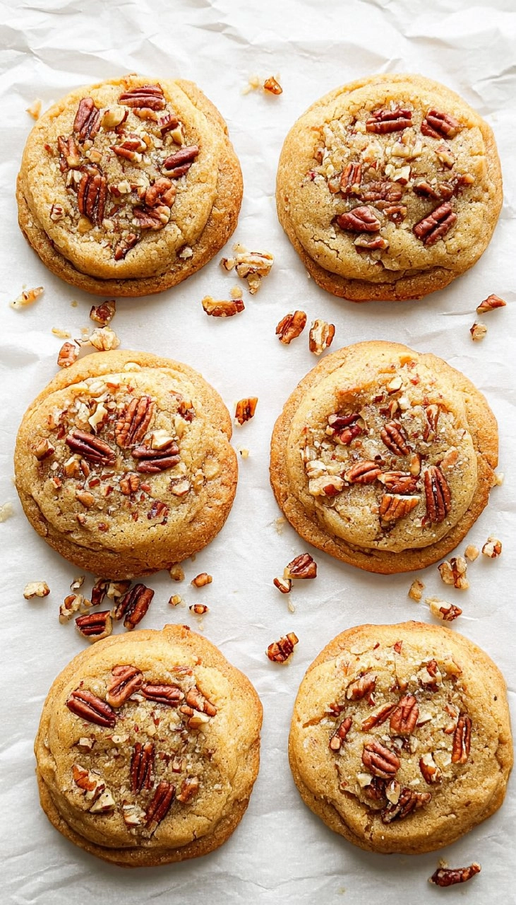 Butter Pecan Melt-Away Cookies