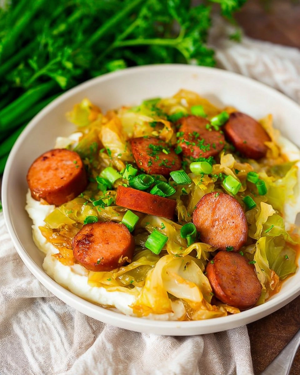 Cabbage-and-Sausage-Skillet-Recipe