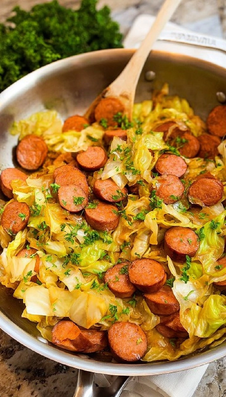 Cabbage and Sausage Skillet