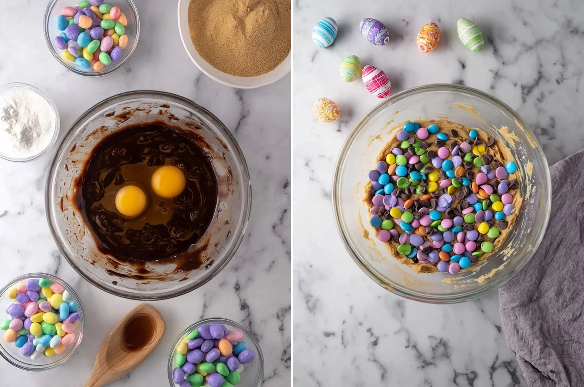 Cadbury Egg Cookie Bars