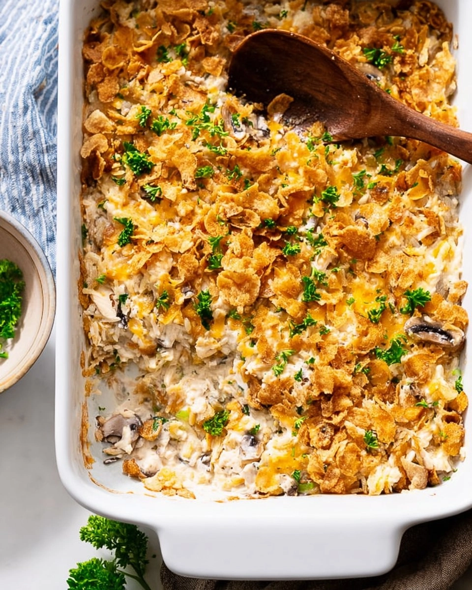 Chicken and Rice Casserole with Cream of Mushroom Soup