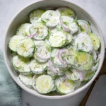 Creamy-Cucumber-Salad-with-Sour-Cream-Dill-Recipe