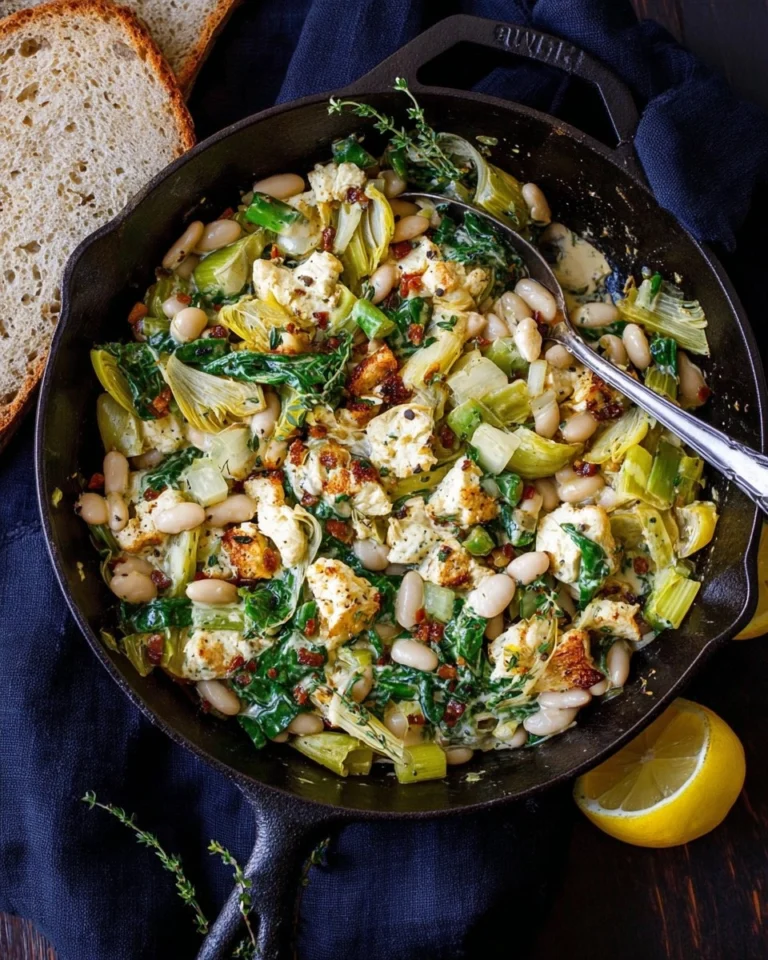 Creamy-White-Bean-Skillet-Dinner-Recipe