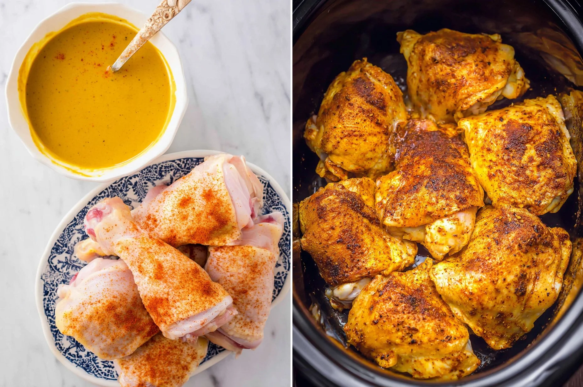 Crockpot Carolina Gold Bbq Chicken Thighs