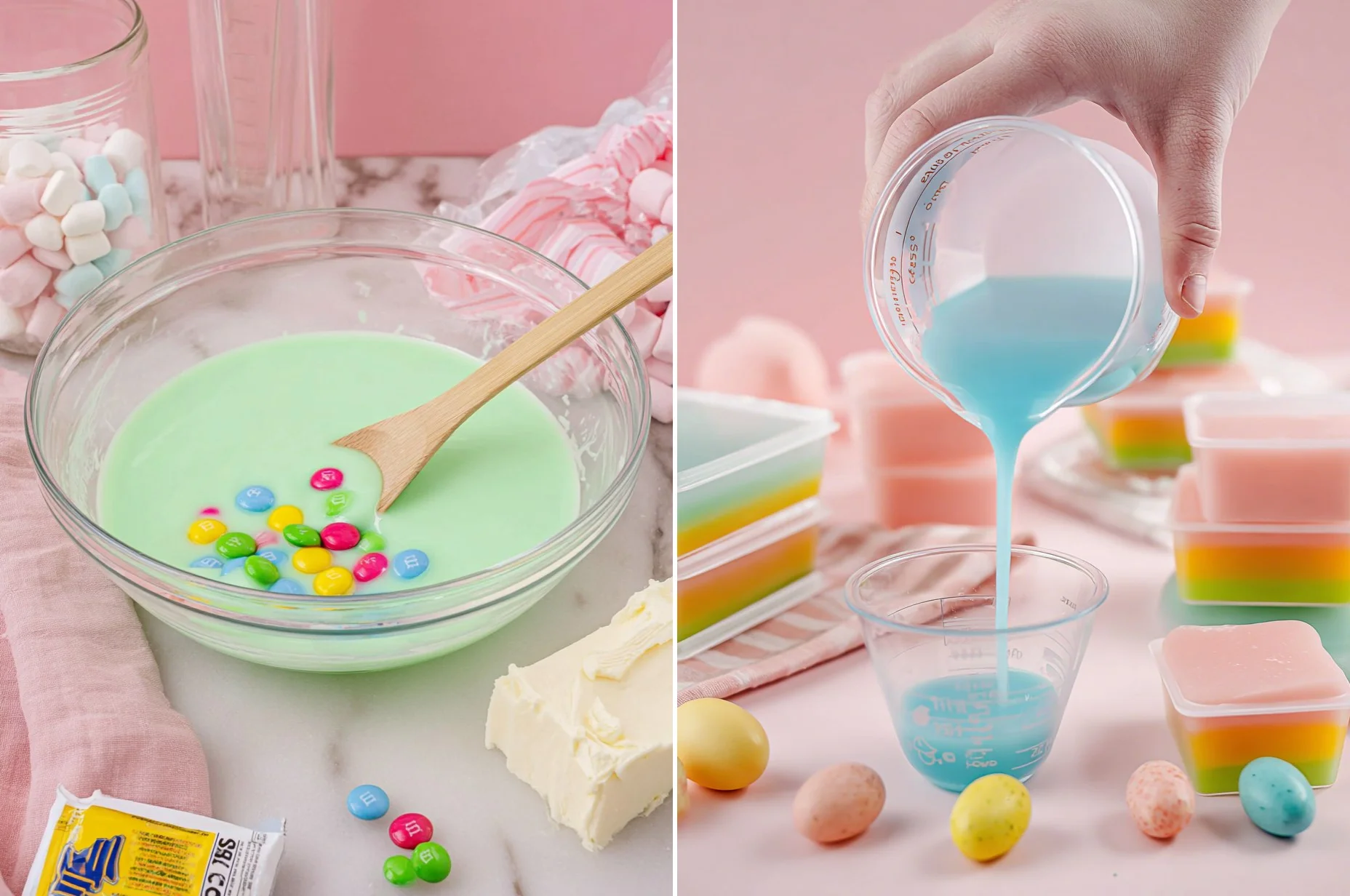 Easter Jell-O Cups