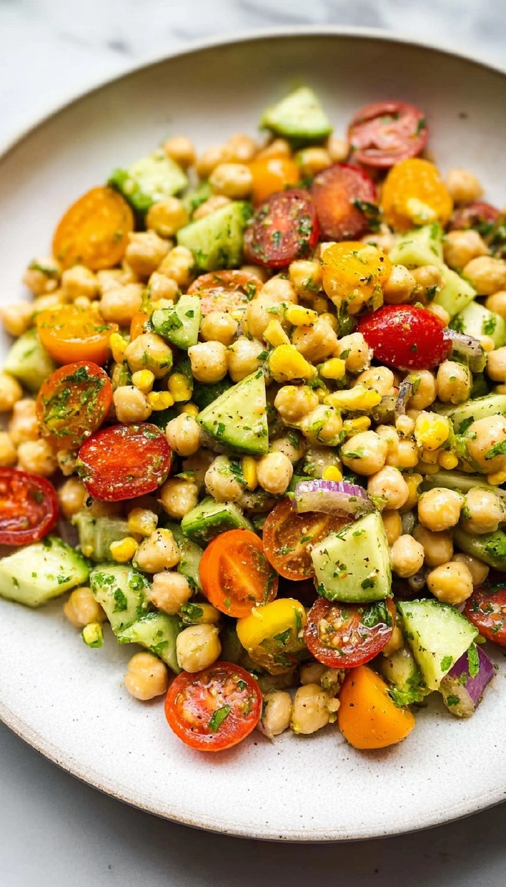 Easy Chickpea Salad
