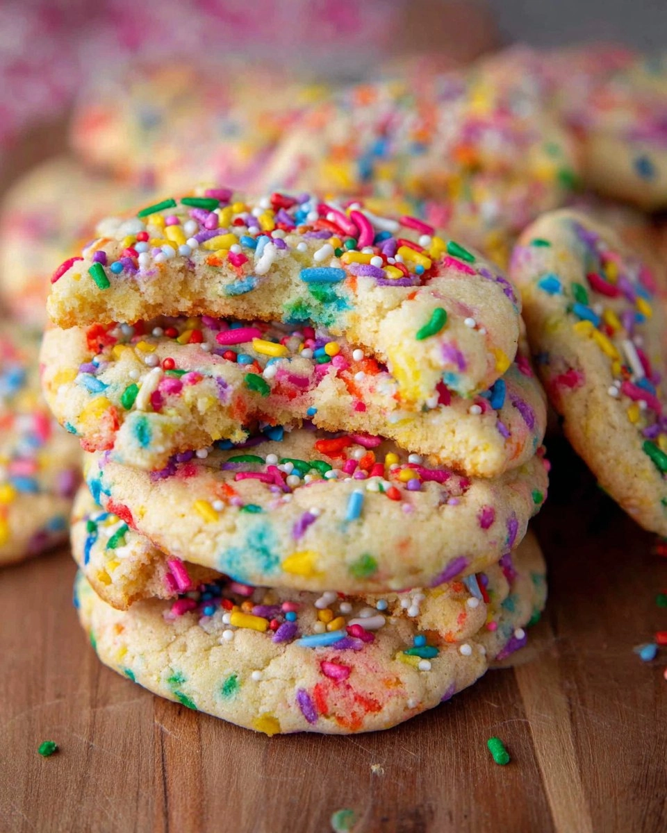 Easy Confetti Cookies