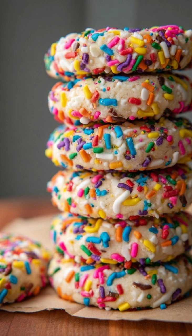Easy Confetti Cookies
