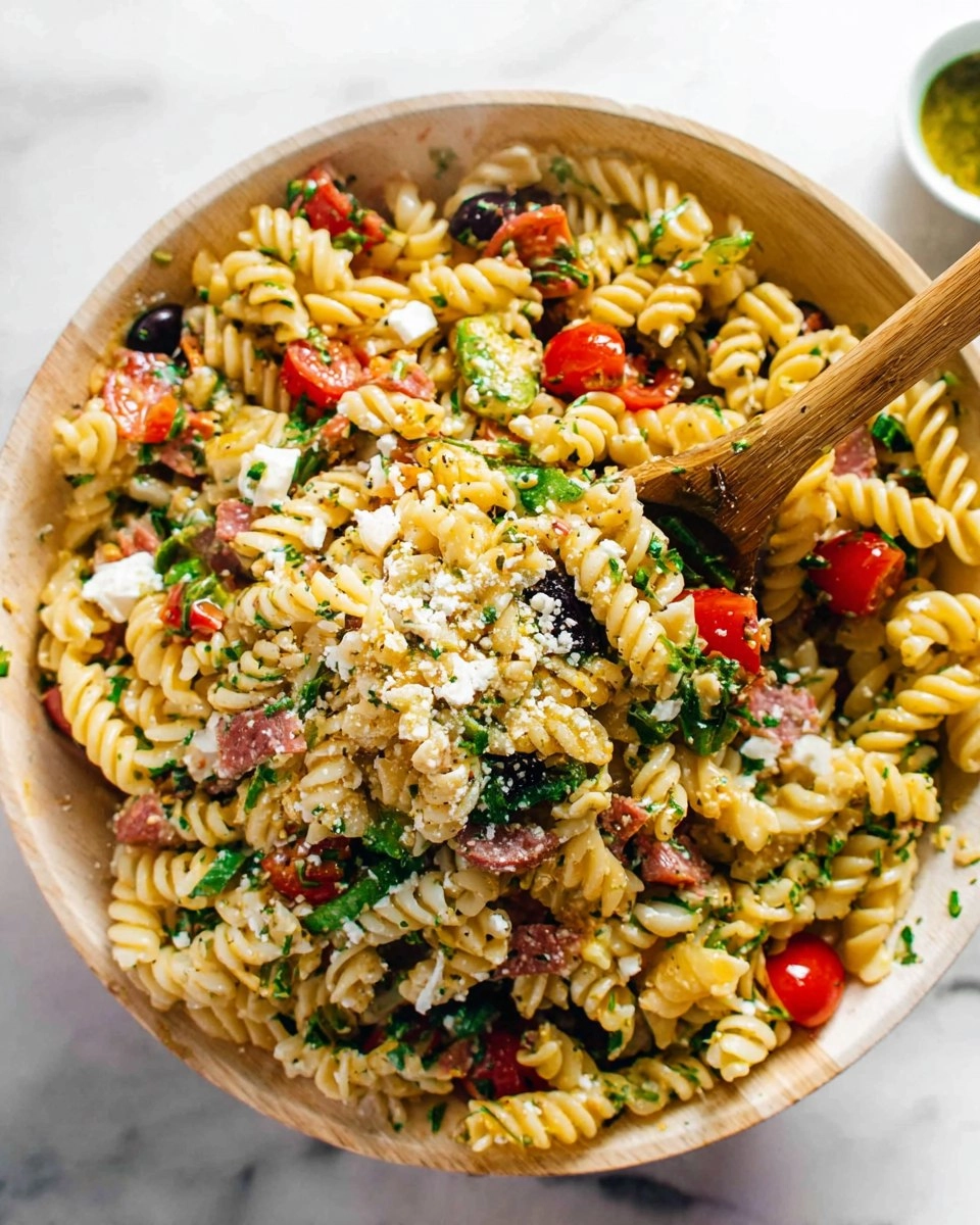 Easy-Summer-Pasta-Salad-4-Ingredients-Recipe