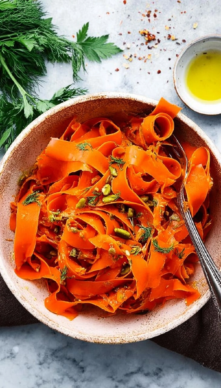 Fresh Carrot Ribbon Salad