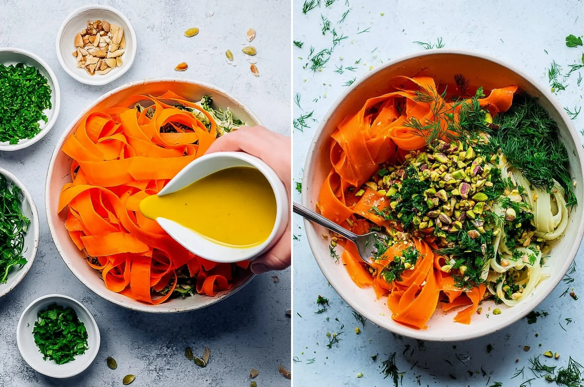 Fresh Carrot Ribbon Salad