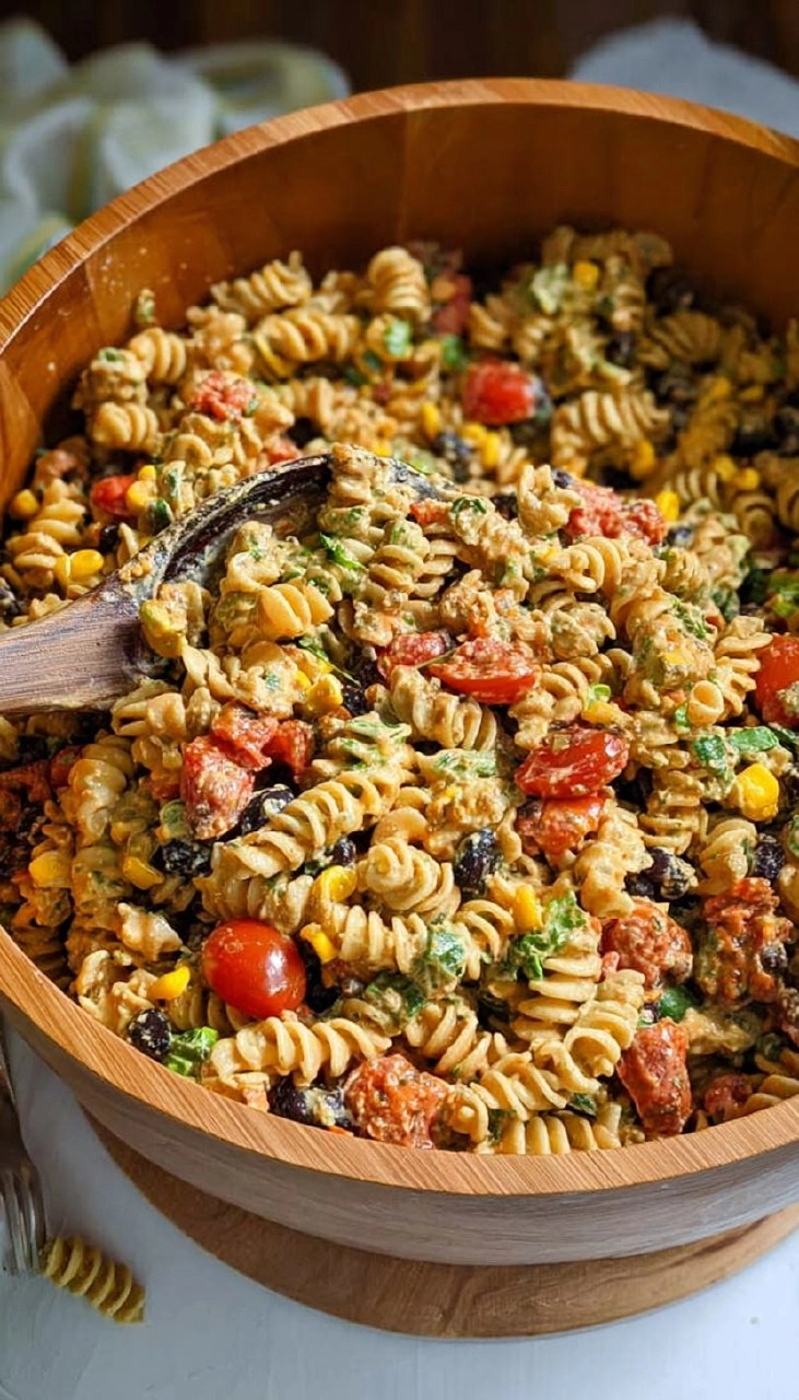 Healthy Taco Pasta Salad (Meal-Prep Friendly)