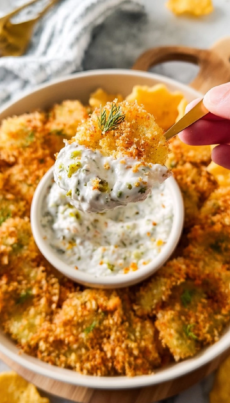 High-Protein Fried Pickle Dip (Viral Recipe)