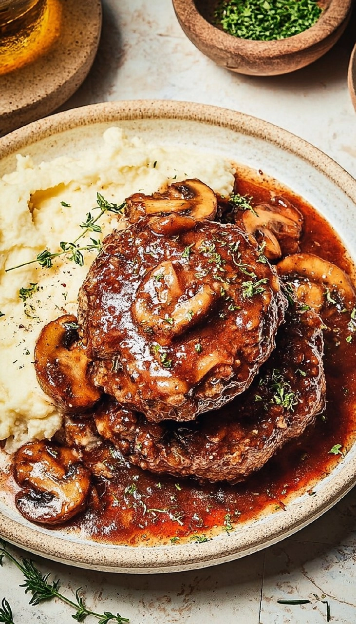 Homemade Salisbury Steak 102 Homemade Salisbury Steak