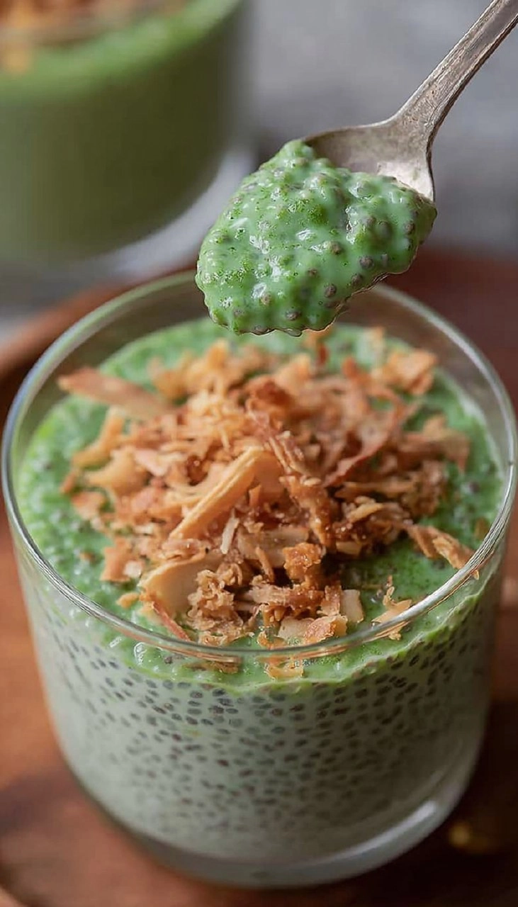 Matcha Chia Pudding (Creamy, Healthy &amp; Easy Breakfast)