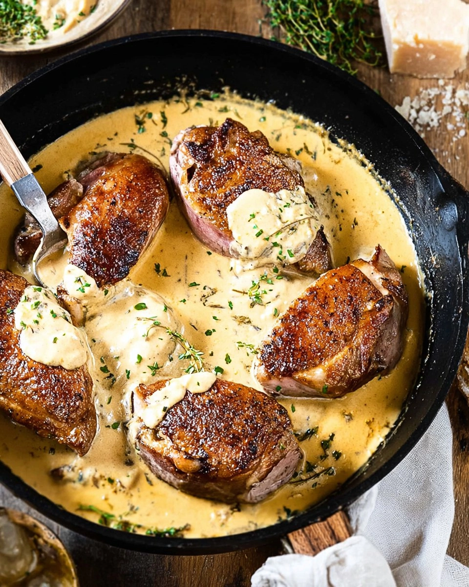 Pan-Seared Pheasant with Creamy Dijon Mustard Sauce