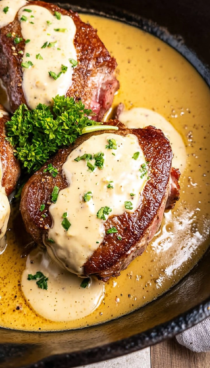 Pan-Seared Pheasant with Creamy Dijon Mustard Sauce