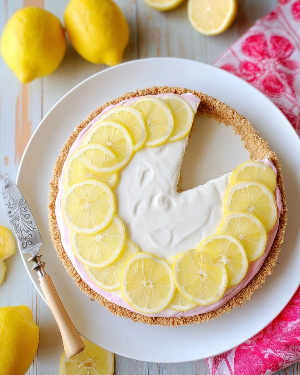 Pink Lemonade No-Bake Pie