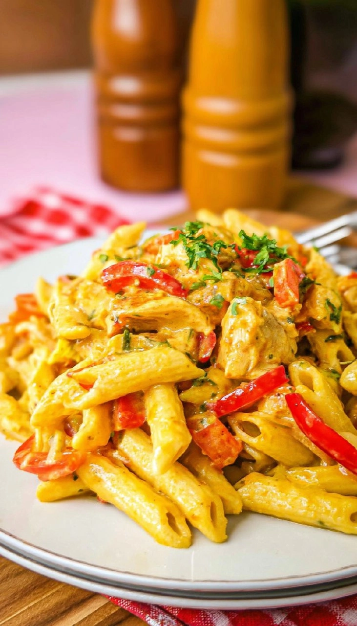 Slow Cooker Fajita Pasta