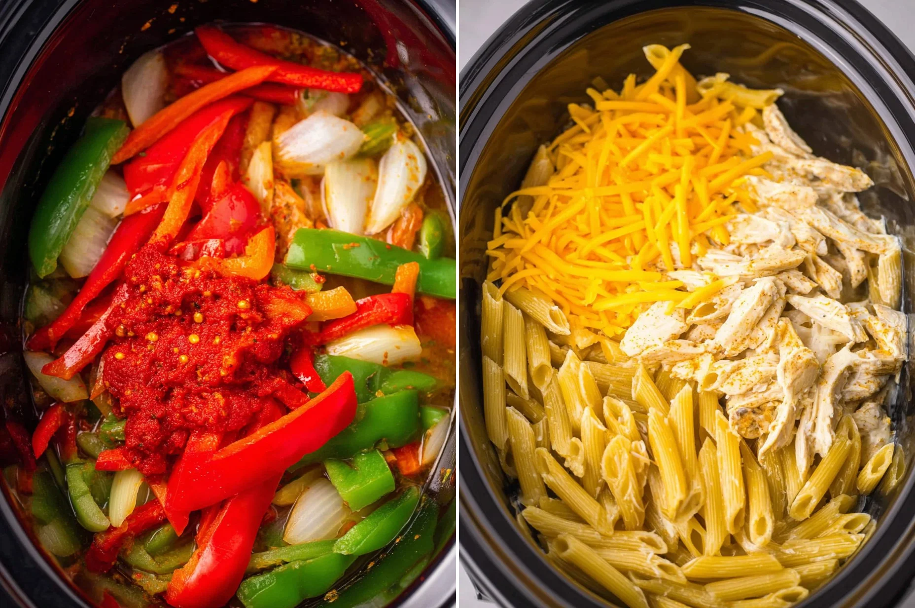 Slow Cooker Fajita Pasta
