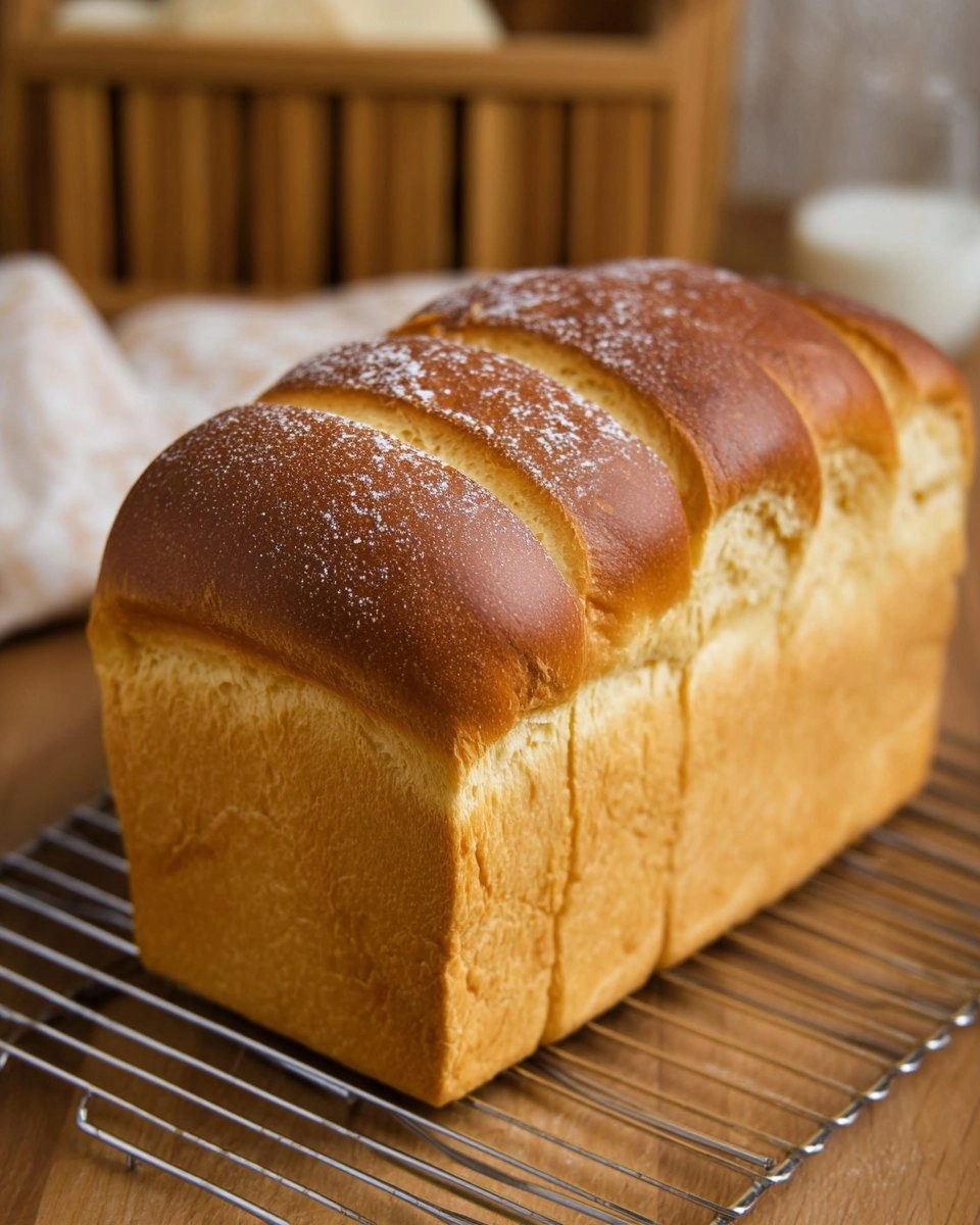 Soft & Fluffy Sourdough Milk Bread