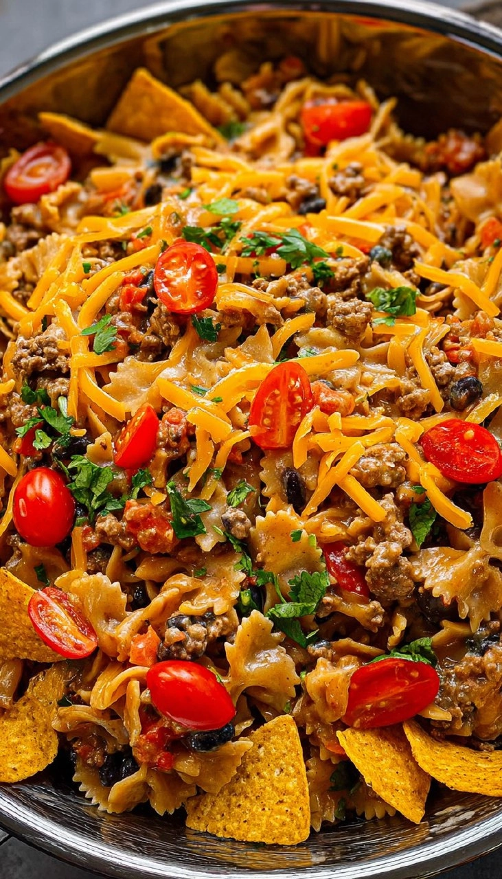 Taco Pasta Salad (Easy Summer Version)