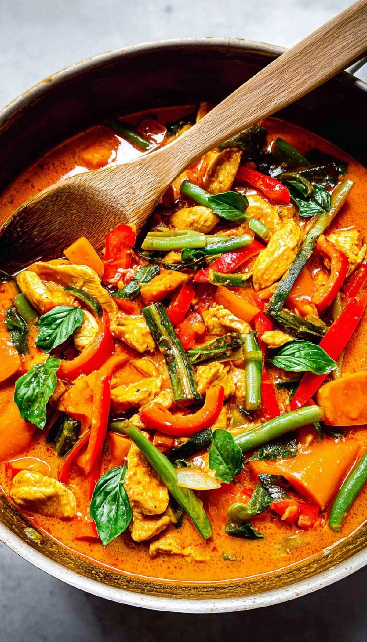 Thai Red Chicken Curry 127 Thai Red Chicken Curry