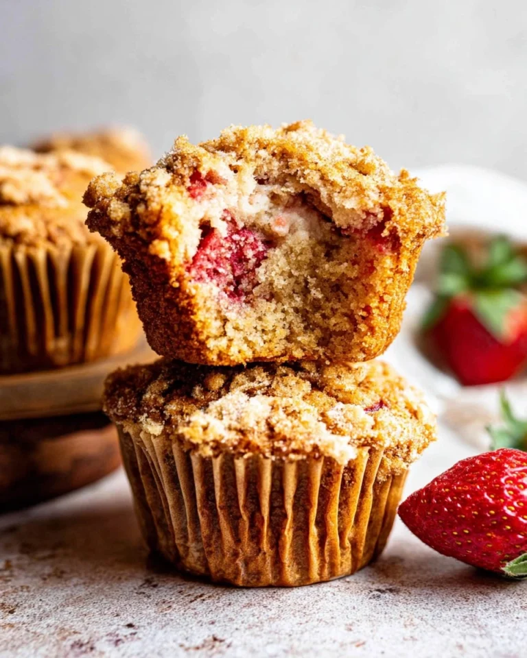 Almond-Flour-Strawberry-Muffins-Recipe