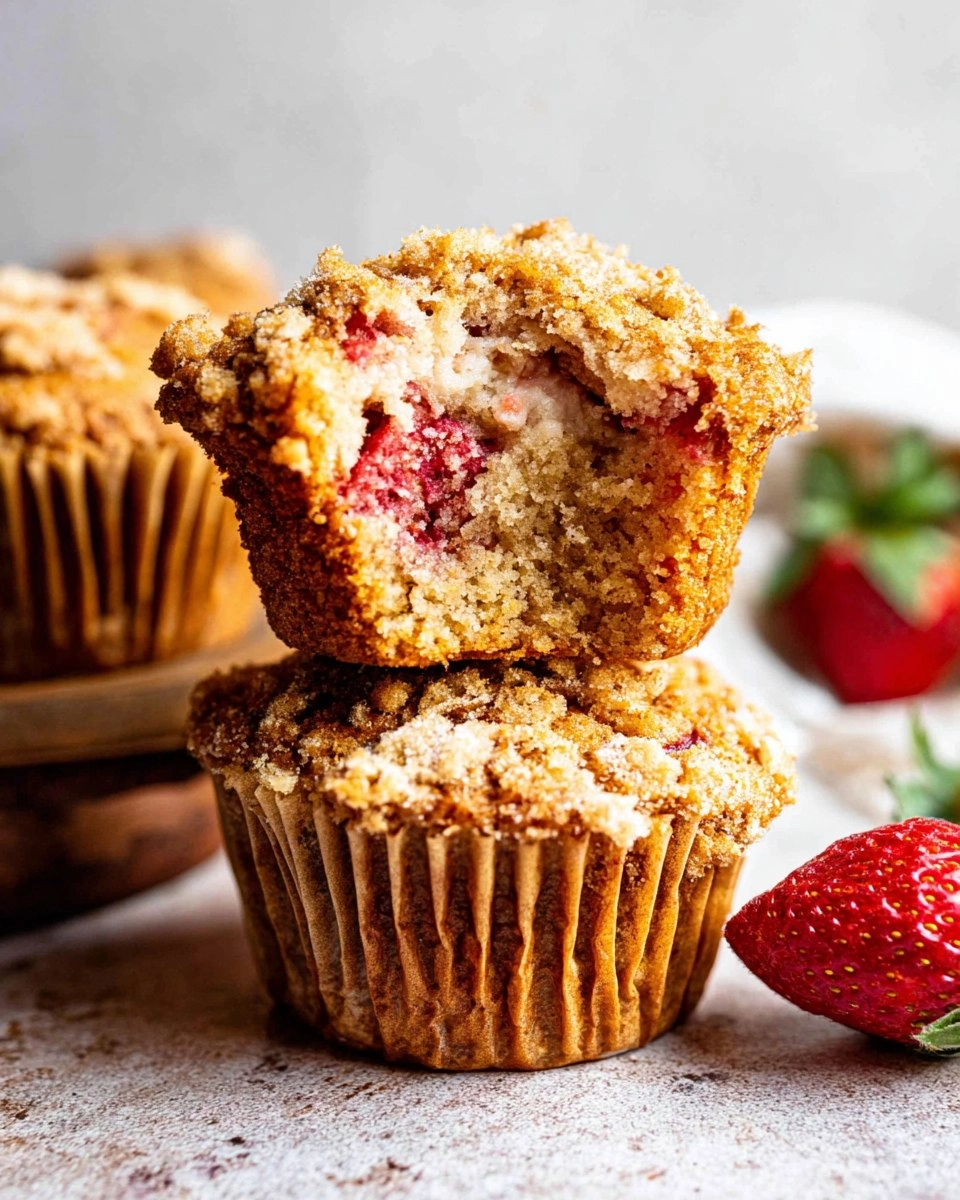 Almond Flour Strawberry Muffins